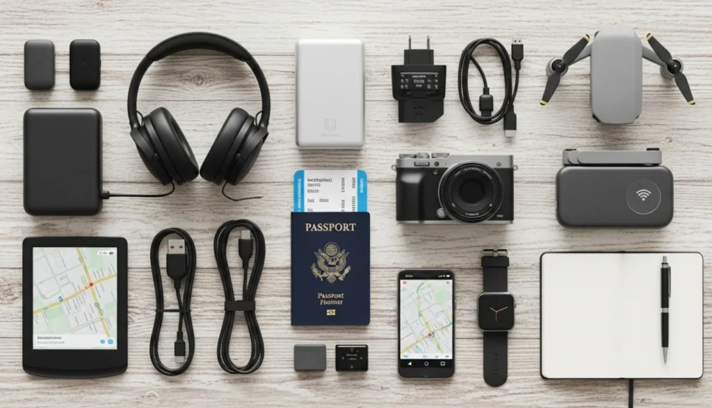 Gadgets que todo viajante deve levar na mala