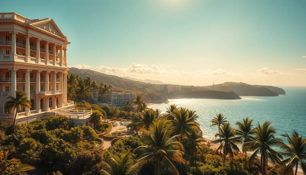 Hot is com vista para o mar no nordeste