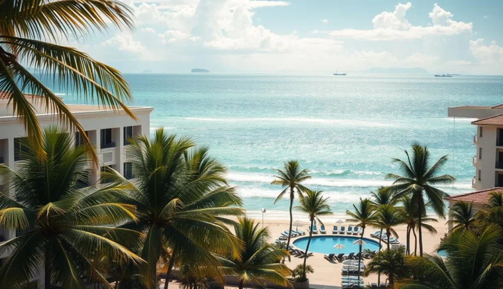 Hot is com vista para o mar no nordeste