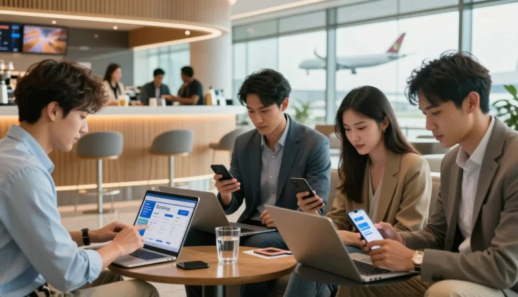 Bancos digitais perfeitos para quem viaja muito