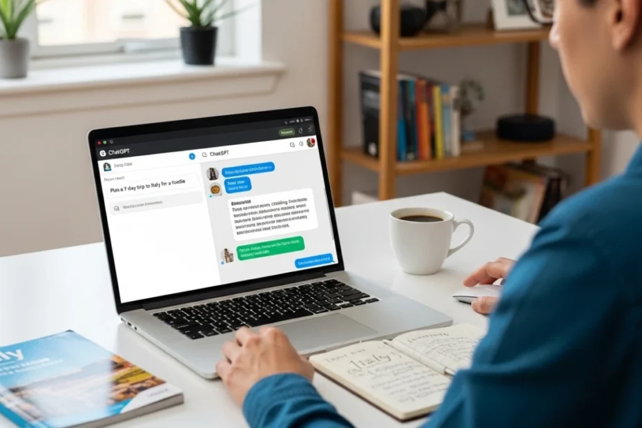 Como usar o chatgpt para planejar sua viagem